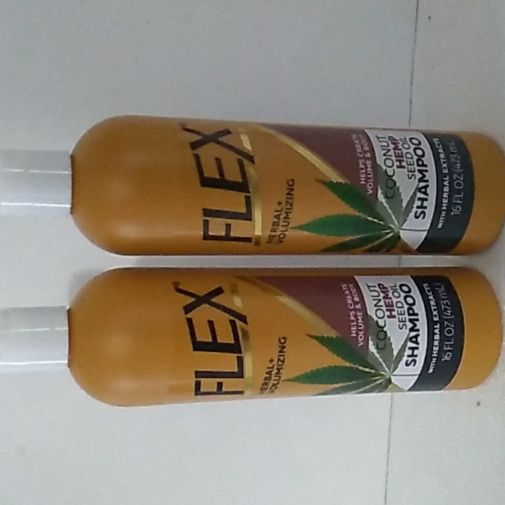 Flex Coconut & Hempseed Oil Volumizing Shampoo bundle of 2 Women's hair shampoo